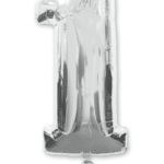 цифра 1 серебро